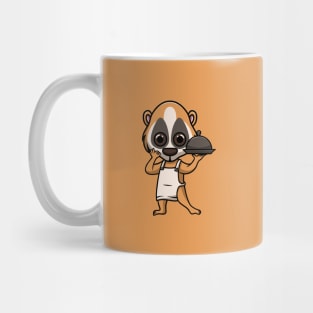 cute slow loris chef Mug